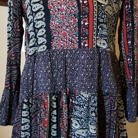 Adorable Easel Boho Babydoll Dress - Picture 2 of 6